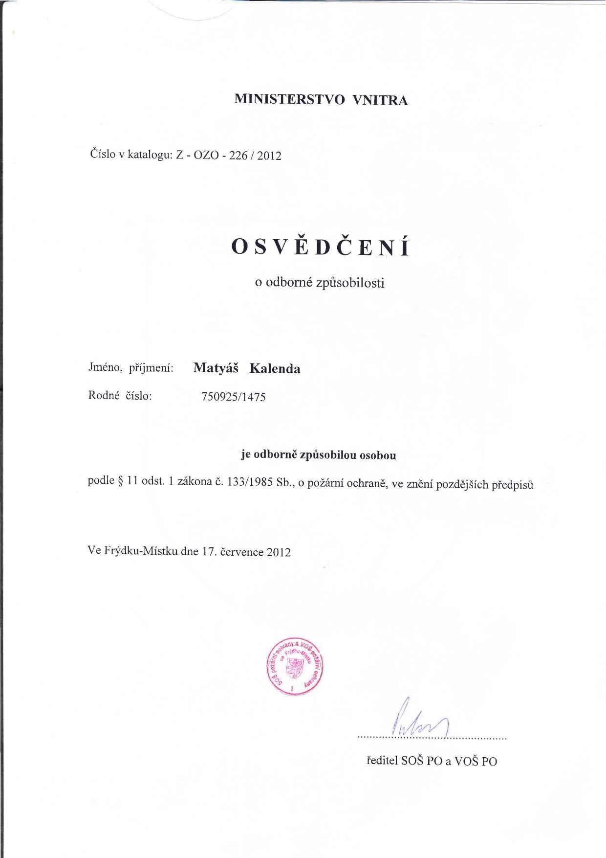 01_Osvědčení OZO PO
